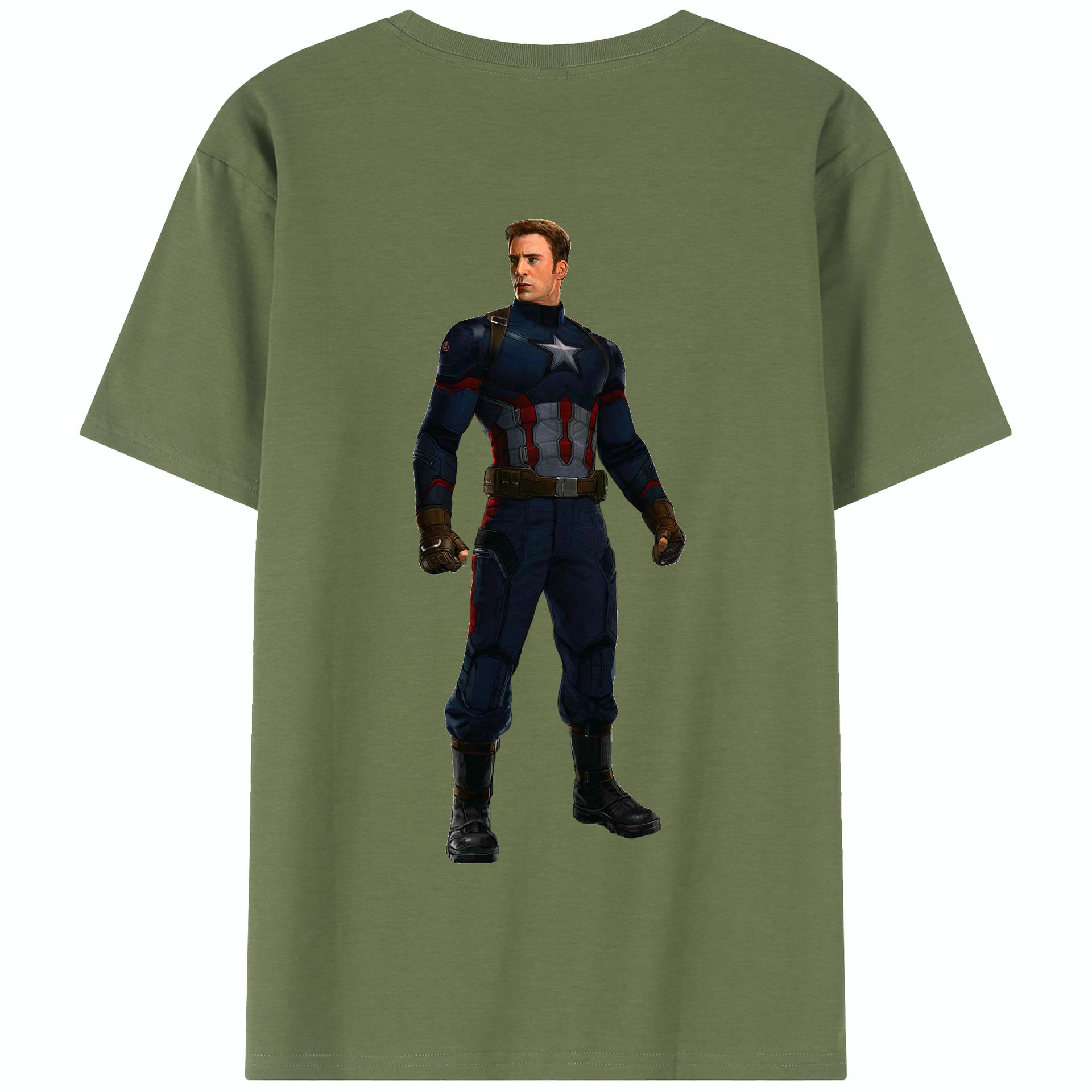 （画像用） アベンジャーズ The Avengers 綿100％半袖Tシャツ（背面プリント）